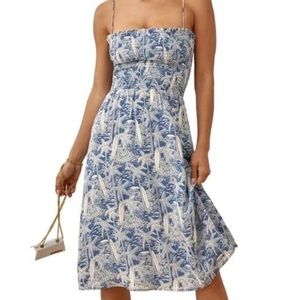 REFORMATION Sable Midi Dress Size XL